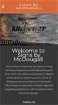 Mobile Screenshot of mcdsigns.com
